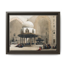 Mosque of Sultan Hassan Cairo illustration by David Roberts (1796–1864) - Framed Wall Art - NOMADEN ART GALLERY