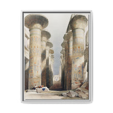 Great Hall at Karnak temple in Thebes illustration by David Roberts (1796–1864) - NOMADEN ART GALLERY