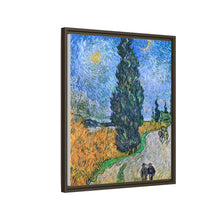 Vincent van Gogh's Road with Cypress and Star (1890) - NOMADEN ART GALLERY