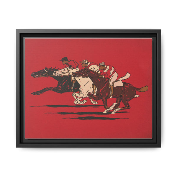 The Runners (1900), vintage horse racing illustration. - NOMADEN ART GALLERY