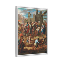 The Adoration of the Kings with Viceroy Pedro de Castro y Figueroa, Duke of La Conquista (La adoracion de los reyes con el virrey Pedro de Castro y Figueroa, duque de la Conquista) by Nicolas Enriquez.