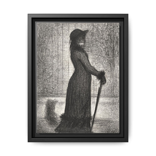 Georges Seurat's Woman Strolling (1884) - NOMADEN ART GALLERY