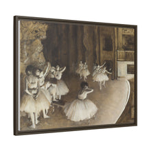 Ballet Rehearsal on Stage (1874) by Edgar Degas
