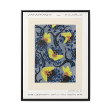 Butterfly pochoir pattern in Art Nouveau oriental style - NOMADEN ART GALLERY