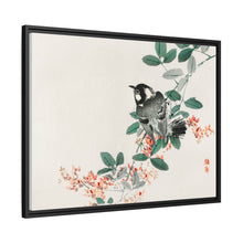 Black-capped chickadee by Kōno Bairei (1844-1895)