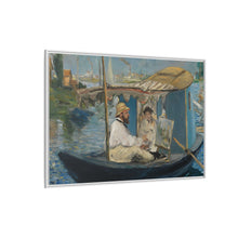 Monet en su barca (c. 1874) de Edouard Manet