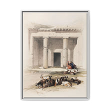 Entrance to the caves of Beni Hasan illustration by David Roberts (1796–1864) - NOMADEN ART GALLERY