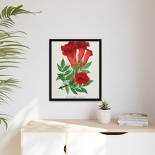 Trumpet flower lithograph. Digitally enhanced from our own original 1900 edition plates of Botanical Specimen published by Rochester Lithographing