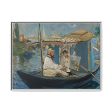 Monet in his Boat (c. 1874) by Edouard Manet - NOMADEN ART GALLERY