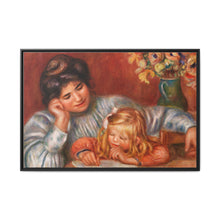 Writing Lesson (La Leçon d'écriture) (1905) by Pierre-Auguste Renoir. - NOMADEN ART GALLERY