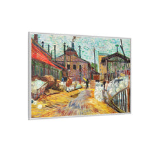 The Factory (1887) by Vincent Van Gogh. Original from the Barnes Foundation. - NOMADEN ART GALLERY