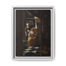 The Love Letter (ca. 1669 –1670) by Johannes Vermeer - NOMADEN ART GALLERY