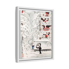 Snow at Asakusa, Yedo, Musashi Province print in high resolution by Hiroaki Takahashi (1871–1945)