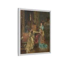 The Visit (c. 1870) by Alfred Stevens: A Glimpse into 19th-Century Elegance