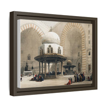 Mosque of Sultan Hassan Cairo illustration by David Roberts (1796–1864) - Framed Wall Art
