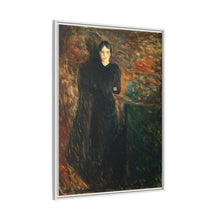 Lady in Black by Edvard Munch - NOMADEN ART GALLERY