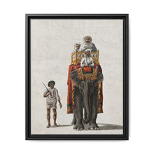 Indian Gouache Painting: Elephant Procession - NOMADEN ART GALLERY