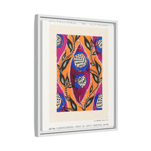 Flower pochoir pattern in Art Nouveau oriental style