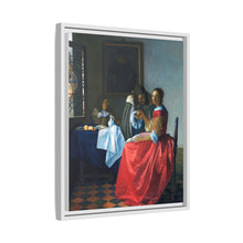 La joven con copa de vino de Johannes Vermeer (ca. 1658-1662)