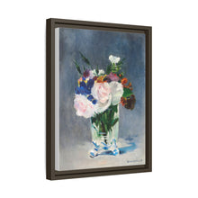Flores en un jarrón de cristal (c.1882) de Edouard Manet.