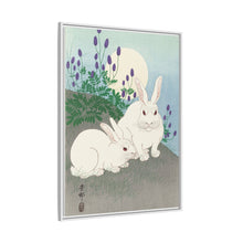 Rabbits at full moon (1920 - 1930) by Ohara Koson