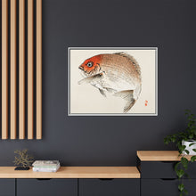 Tai (Red Seabream) fish by Kōno Bairei