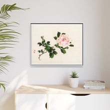 Pink rose by Kōno Bairei (1844-1895)