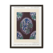 Fruit tree pattern Art Nouveau pochoir print in oriental style. Original from our own 1914 edition of Samarkande - NOMADEN ART GALLERY