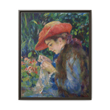 Marie-Thérèse Durand-Ruel Sewing (1882) by Pierre Auguste Renoir - NOMADEN ART GALLERY