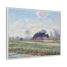 Claude Monet's Tulip Fields at Sassenheim (1886). Original from the Sterling and Francine Clark Art Institute. - NOMADEN ART GALLERY