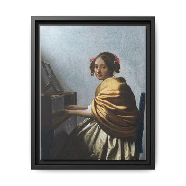 Johannes Vermeer’s A young Woman seated at the Virginals (ca. 1670–1672) - NOMADEN ART GALLERY