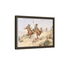 Apache Indians on Horseback by Herman Wendelborg Hansen