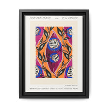 Flower pochoir pattern in Art Nouveau oriental style - NOMADEN ART GALLERY