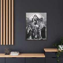 The Virgin and Child with Saint Geminianus of Modena, Saint Peter, Saint Paul and Saint Antony of Padua. Lithograph by F. Hanfstaengl after B. Ramenghi, il Bagnacavallo.