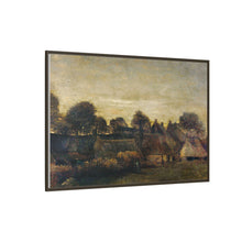 Farming Village at Twilight (1884) by Vincent Van Gogh. Original from The Rijksmuseum. - NOMADEN ART GALLERY