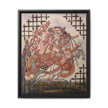 A scene from the Ramayana: Hanuman catching Virunyananti . Gouache painting by a Thai artist. - NOMADEN ART GALLERY