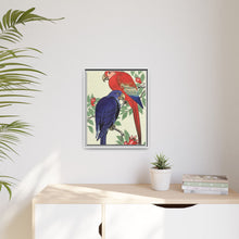 Red and a blue parrot (1925 - 1936) by Ohara Koson