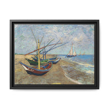 Vincent van Gogh's Fishing Boats on the Beach at Saintes-Maries (1888) - NOMADEN ART GALLERY