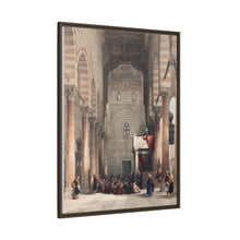 Interior of the mosque of the Metwalys (Metwalis) illustration by David Roberts (1796–1864)