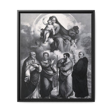 The Virgin and Child with Saint Geminianus of Modena, Saint Peter, Saint Paul and Saint Antony of Padua. Lithograph by F. Hanfstaengl after B. Ramenghi, il Bagnacavallo. - NOMADEN ART GALLERY