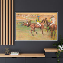 Caballos de carreras (ca. 1885-1888) de Edgar Degas 