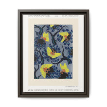 Butterfly pochoir pattern in Art Nouveau oriental style - NOMADEN ART GALLERY