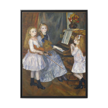 The Daughters of Catulle Mendès, Huguette (1871–1964), Claudine (1876–1937), and Helyonne (1879–1955) (1888) by Pierre-Auguste Renoir - NOMADEN ART GALLERY