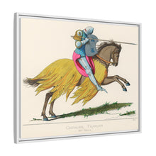 French Knight, 14th Century: Vintage Equestrian Art by Paul Mercuri (1860)