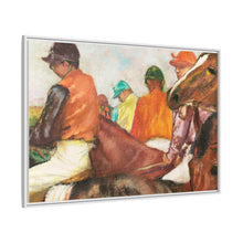 The Jockeys (ca. 1882) by Edgar Degas