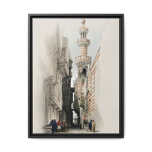 The minaret of the Mosque The Rhamree illustration by David Roberts (1796–1864). - NOMADEN ART GALLERY
