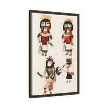 Hopi Katcinas - Piokot Turkwinu Turkwinu Mana (1895) drawn by the native people from the book of Jesse Walter Fewkes (1850–1930) - NOMADEN ART GALLERY