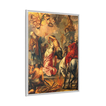 The martyrdom of Saint Apollonia. Oil painting after Jacob Jordaens.