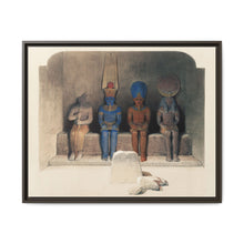 Sanctuary of the Temple of Aboo Simbel Nubia illustration by David Roberts (1796–1864) - NOMADEN ART GALLERY