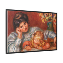 Lección de escritura (La Leçon d'écriture) (1905) de Pierre-Auguste Renoir. 